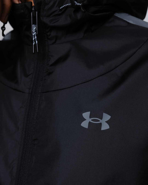 Under Armor Legacy Windbreaker Jacket - Black - Footkorner