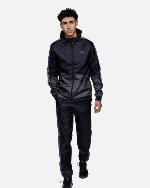 Under Armor Legacy Windbreaker Jacket - Black - Footkorner