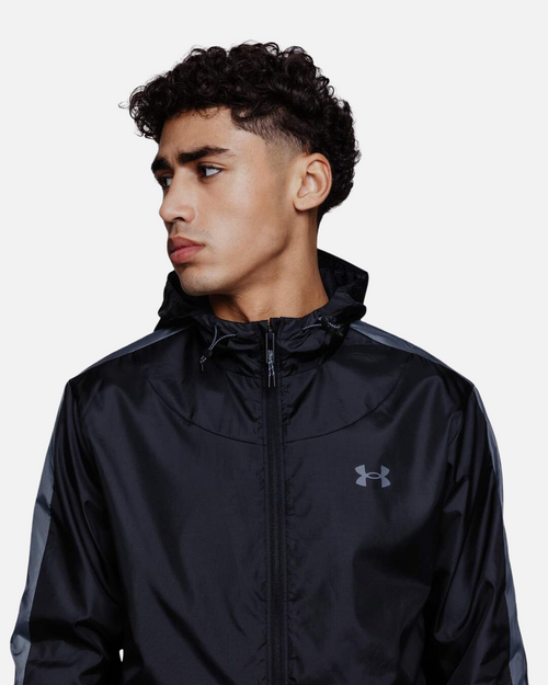 Under Armor Legacy Windbreaker Jacket - Black - Footkorner