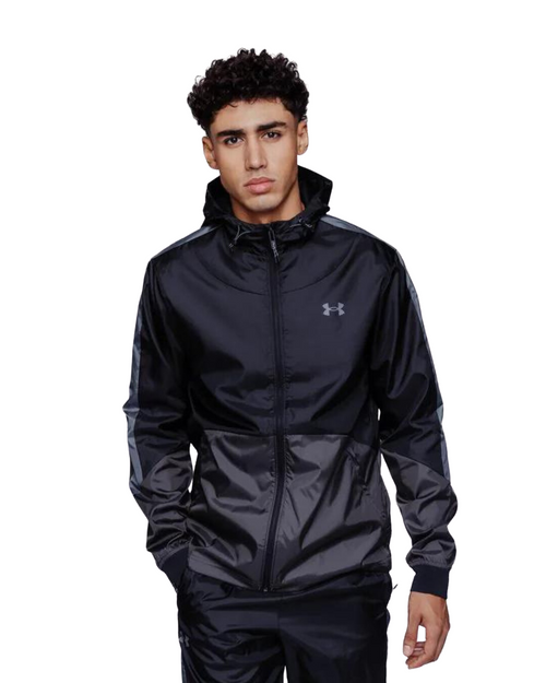 Under Armor Legacy Windbreaker Jacket - Black - Footkorner