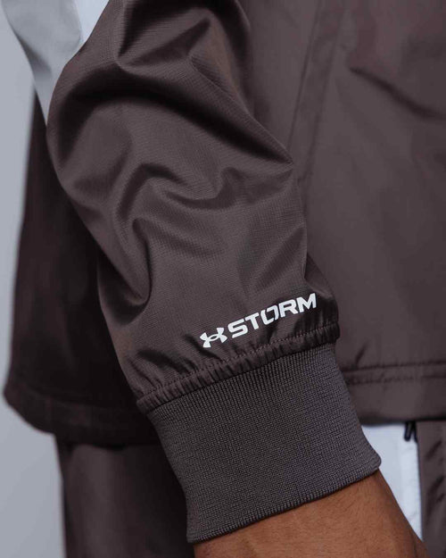 Under Armour Legacy Windjacke – Braun/Grau - Footkorner