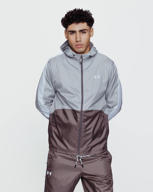 Under Armour Legacy Windjacke – Braun/Grau - Footkorner