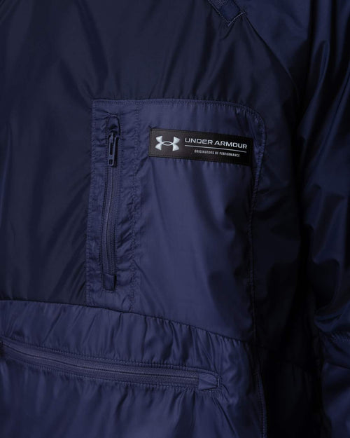 Under Armor Rush Windbreaker Jacket - Blue - Footkorner