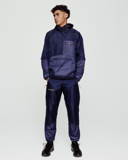 Under Armor Rush Windbreaker Jacket - Blue - Footkorner