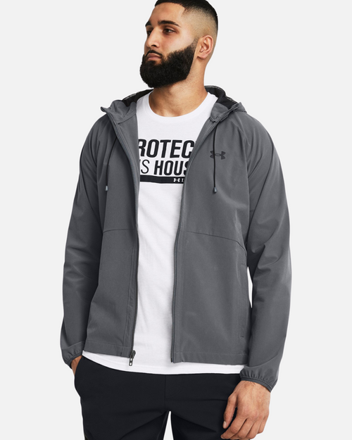 Veste Coupe-Vent Under Armour Stretch Woven - Gris - Footkorner