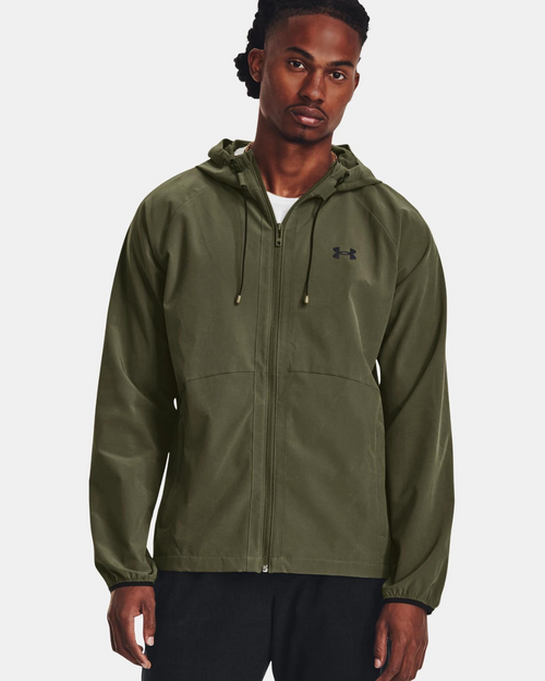 Chaqueta cortavientos Under Armour Stretch Woven - Caqui - Footkorner