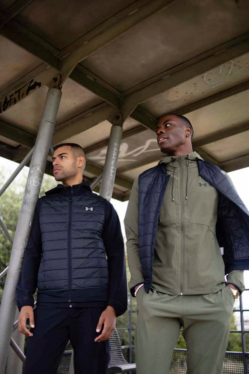 Chaqueta cortavientos Under Armour Stretch Woven - Caqui - Footkorner