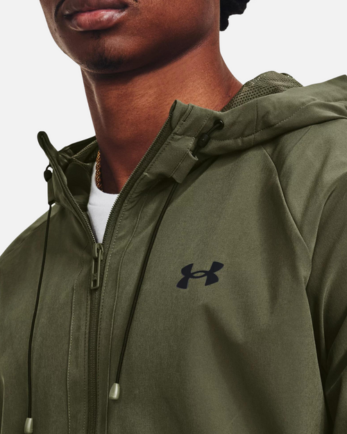 Chaqueta cortavientos Under Armour Stretch Woven - Caqui - Footkorner