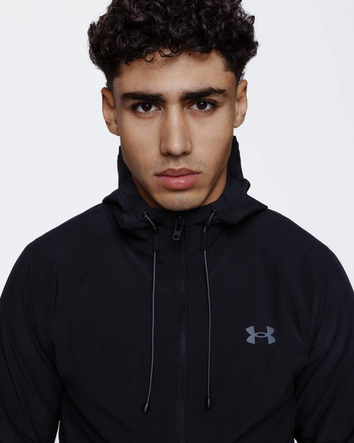 Chaqueta cortavientos Under Armour Stretch Woven - Negro - Footkorner
