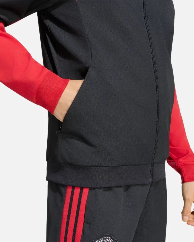 FootkornerVeste de présentation Manchester United Tiro 2026/2027 - Noir
