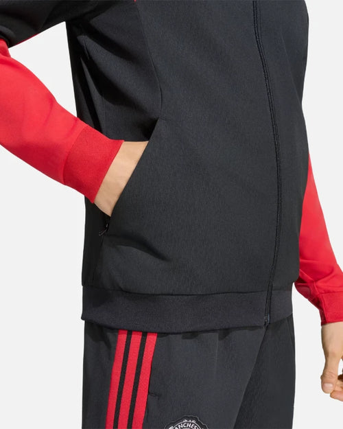 Veste de présentation Manchester United Tiro 2026/2027 - Noir - Footkorner