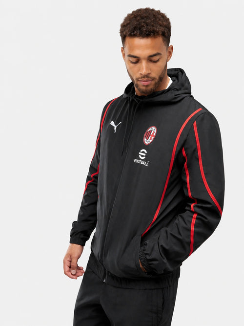 Veste de survêtement AC Milan 2024/2025 - Rouge/Noir - Footkorner