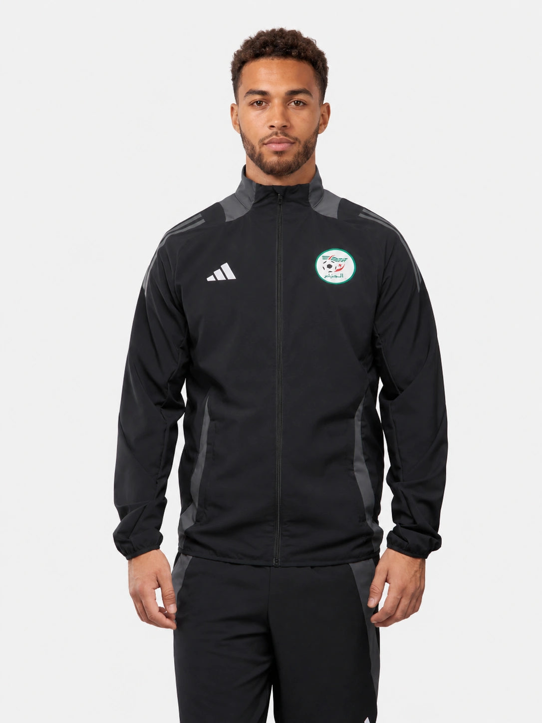 FootkornerAlgeria Tracksuit Jacket 2025 - Black/Grey