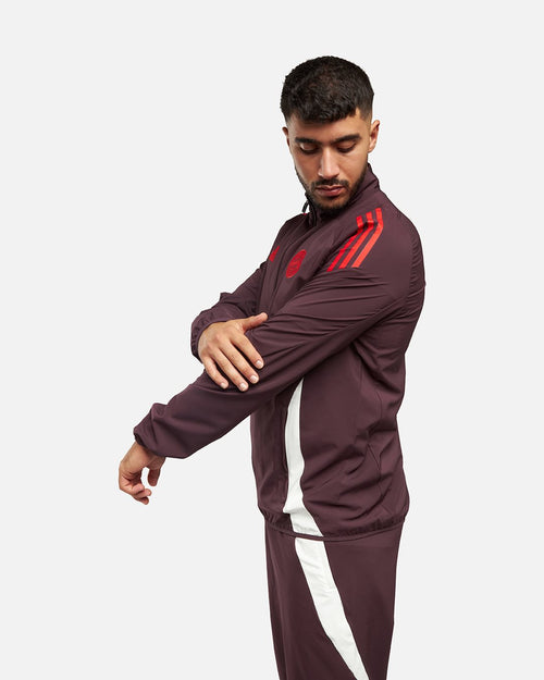 Veste de survêtement Bayern Munich 2024/2025 - Bordeaux - Footkorner