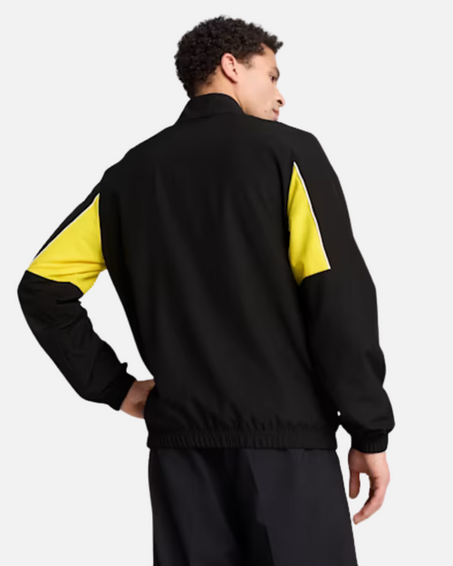 Veste de survêtement Dortmund 2025 - Noir/Jaune - Footkorner