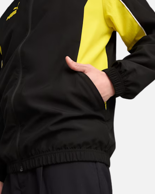 Veste de survêtement Dortmund 2025 - Noir/Jaune - Footkorner