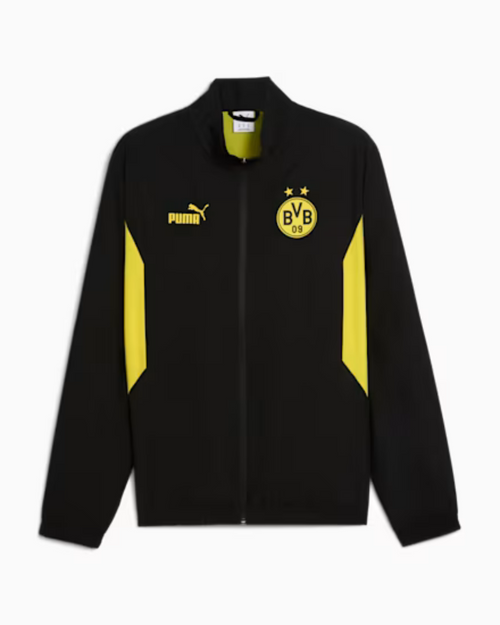 Veste de survêtement Dortmund 2025 - Noir/Jaune - Footkorner