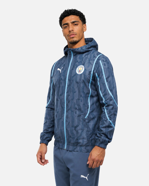 Veste de survêtement Manchester City 2024/2025 - Bleu - Footkorner
