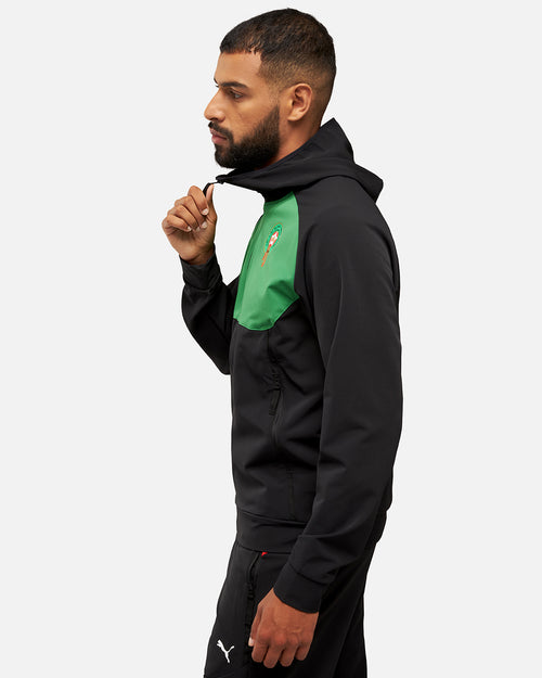 Veste de survêtement Maroc Pumatech 2024/2025 - Noir/Vert - Footkorner