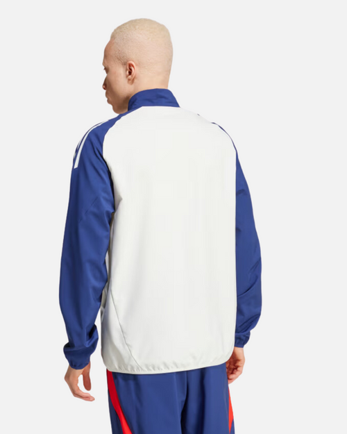 Veste de survêtement OL 2024/2025 - Bleu/Blanc - Footkorner