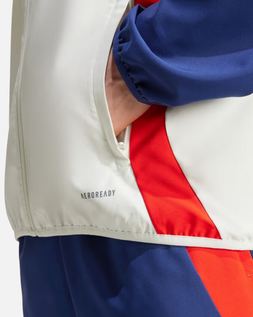 Veste de survêtement OL 2024/2025 - Bleu/Blanc - Footkorner