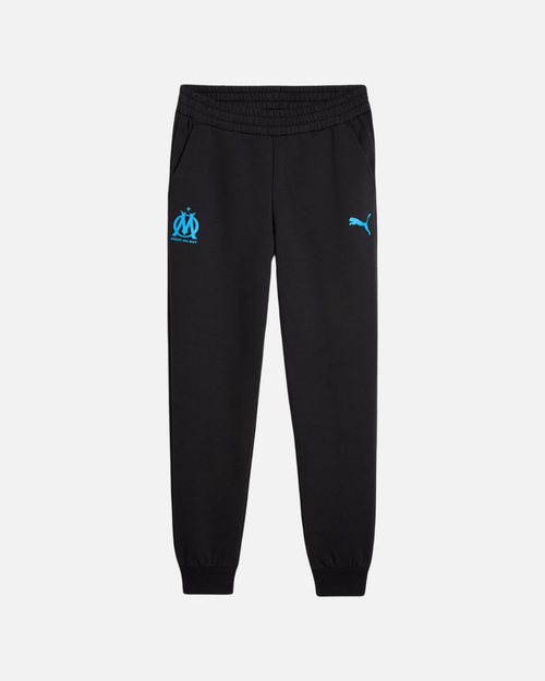Pantalon de survêtement OM 2024/2025 - Noir/Bleu - Footkorner