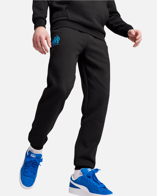 Pantalon de survêtement OM 2024/2025 - Noir/Bleu - Footkorner