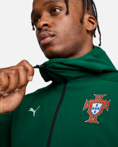 Veste de survêtement Portugal 2025 PumaTech - Vert - Footkorner