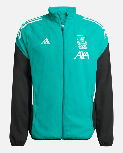 Veste de survêtement Prematch Liverpool FC 2025/2026 - Vert - Footkorner