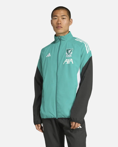 Veste de survêtement Prematch Liverpool FC 2025/2026 - Vert - Footkorner