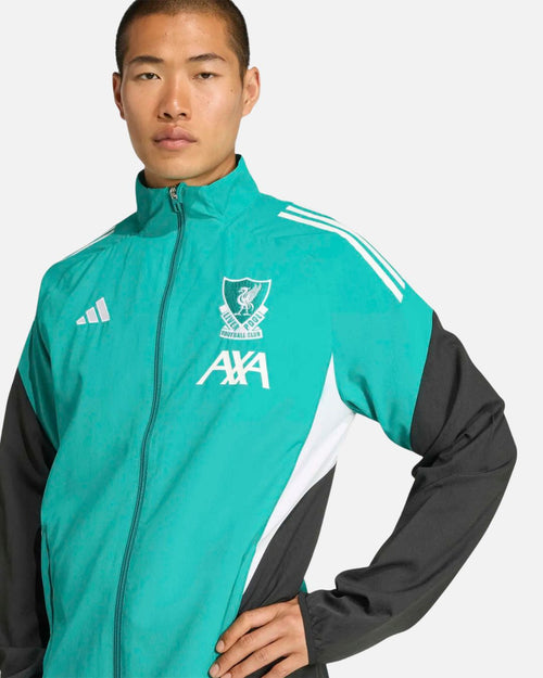 Veste de survêtement Prematch Liverpool FC 2025/2026 - Vert - Footkorner