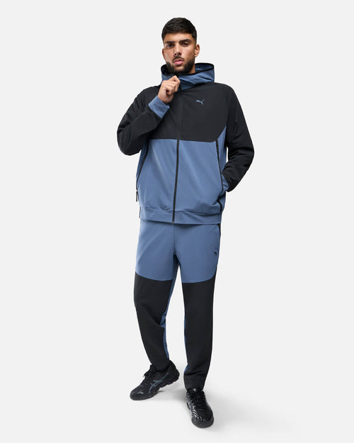 Puma Tech Tracksuit Jacket - Black/Blue - Footkorner