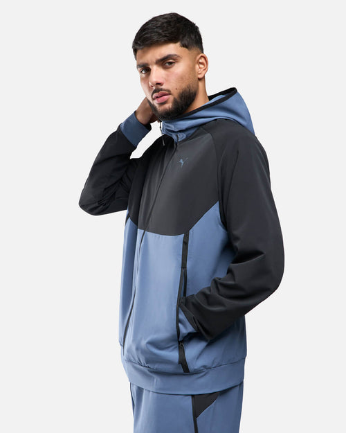 Puma Tech Tracksuit Jacket - Black/Blue - Footkorner