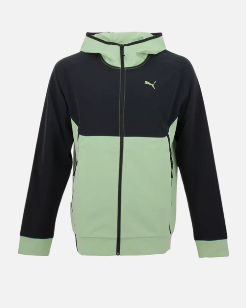 Veste de survêtement Puma Tech - Noir/Vert - Footkorner