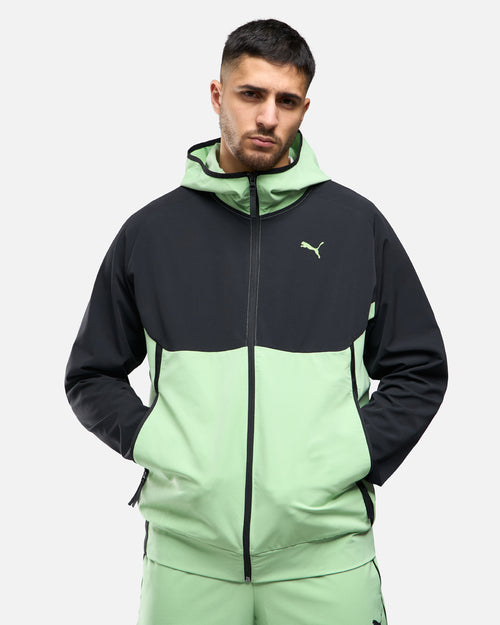 Veste de survêtement Puma Tech - Noir/Vert - Footkorner