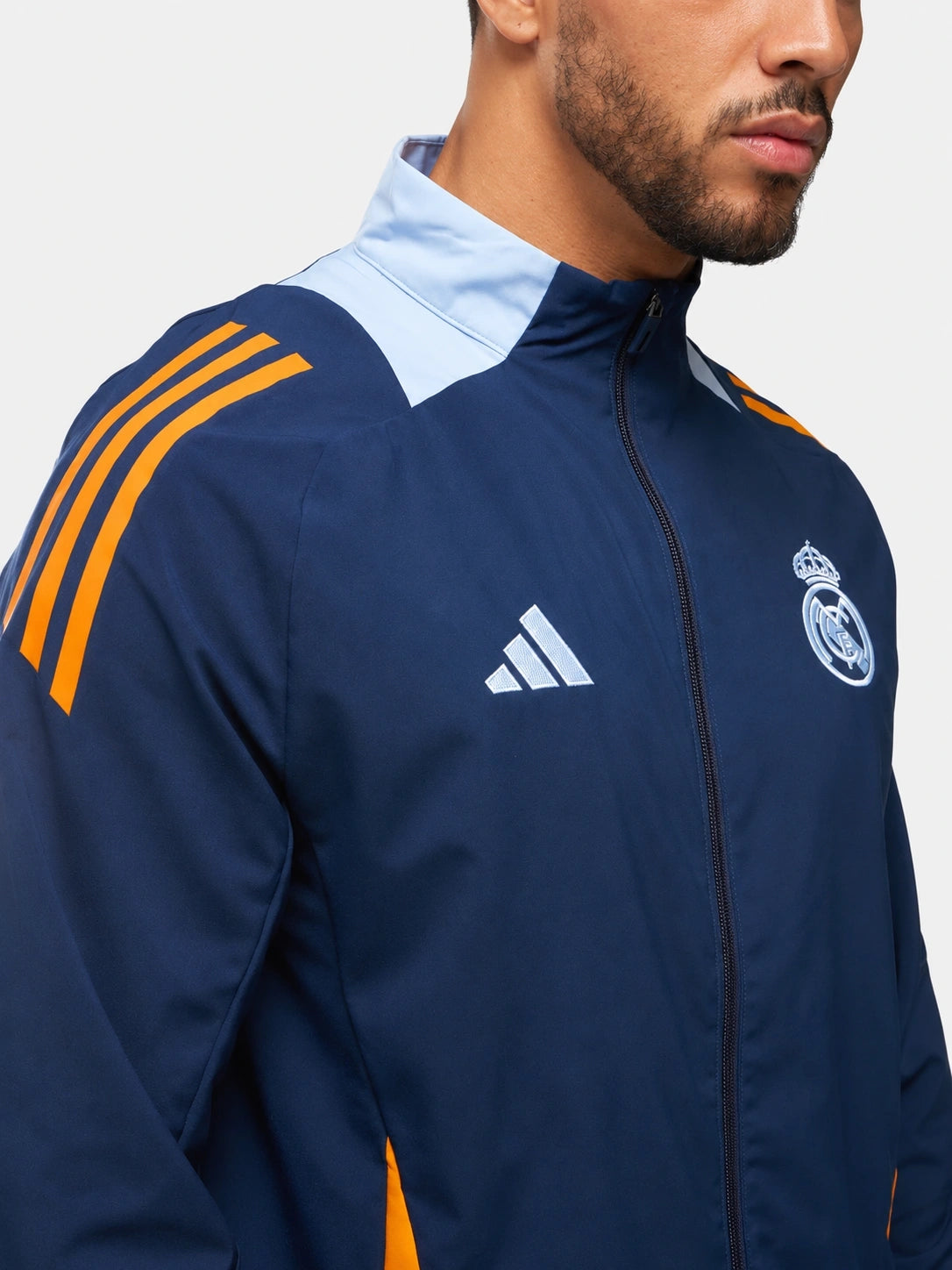 FootkornerReal Madrid Tracksuit Jacket 2024/2025 - Blue