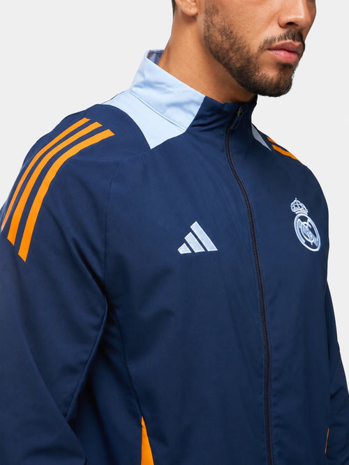 Real Madrid Tracksuit Jacket 2024/2025 - Blue - Footkorner