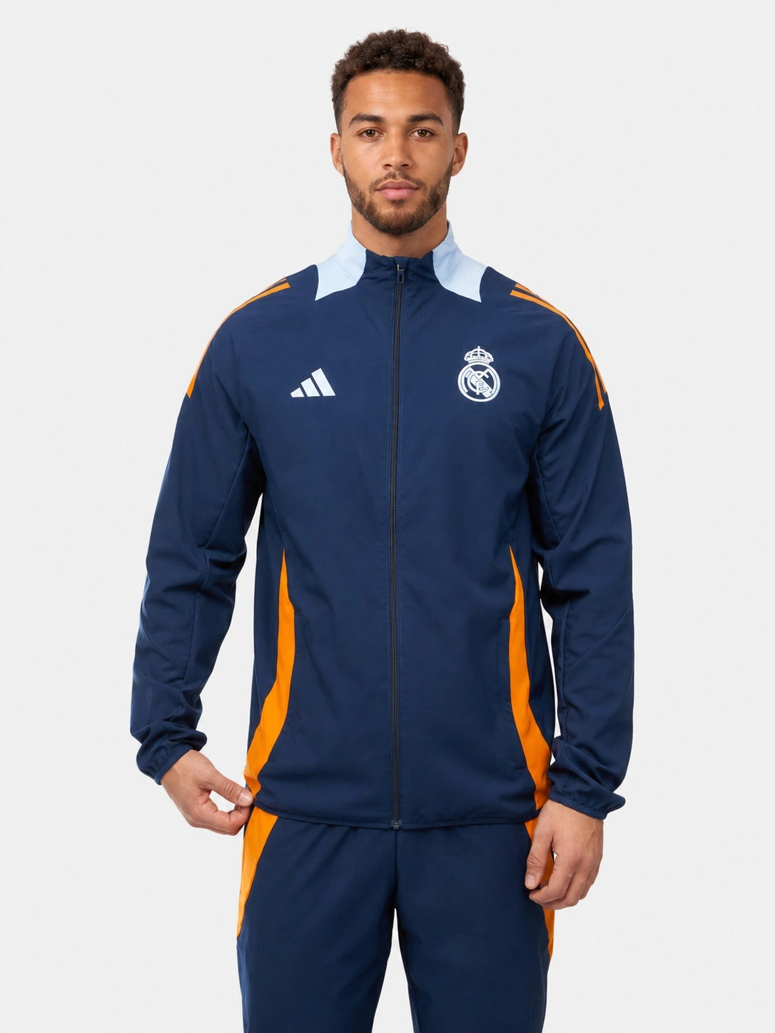 FootkornerReal Madrid Tracksuit Jacket 2024/2025 - Blue