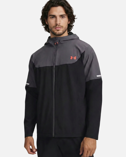 Under Armour Laufjacke Tech Utility Gewebe - Schwarz/Grau - Footkorner