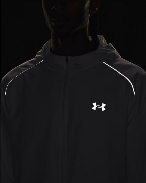 Chaqueta de chándal Under Armour Running Storm - Blanco - Footkorner