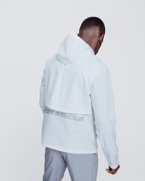Chaqueta de chándal Under Armour Running Storm - Blanco - Footkorner