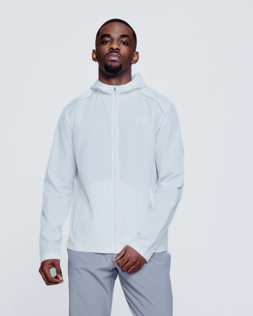 Chaqueta de chándal Under Armour Running Storm - Blanco - Footkorner