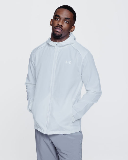 Chaqueta de chándal Under Armour Running Storm - Blanco - Footkorner