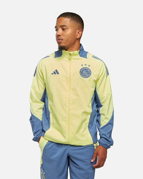 Veste de survêtement Ajax Amsterdam 2024/2025 - Jaune/Bleu - Footkorner