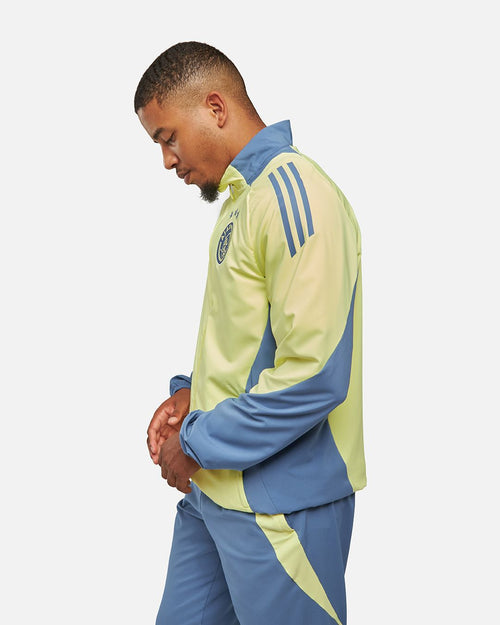 Veste de survêtement Ajax Amsterdam 2024/2025 - Jaune/Bleu - Footkorner