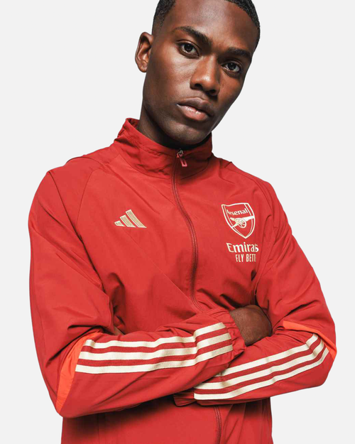 Chaqueta de chándal Arsenal - Rojo/Dorado - Footkorner