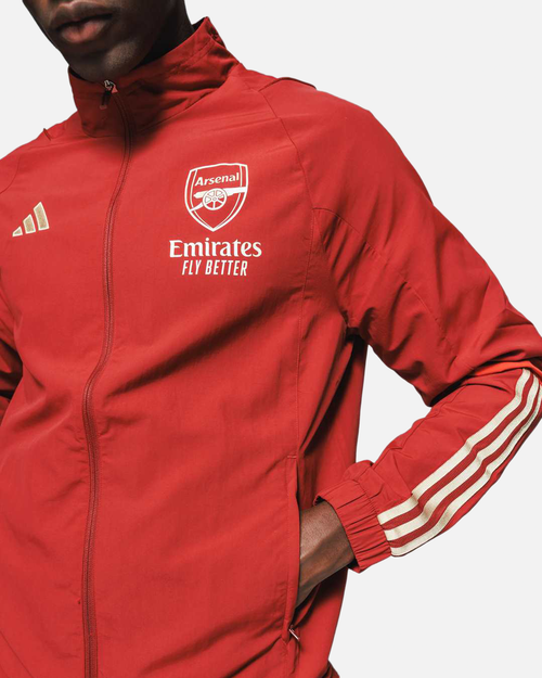 Chaqueta de chándal Arsenal - Rojo/Dorado - Footkorner