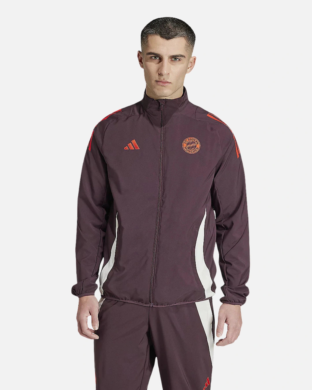 FootkornerBayern Munich 2024/2025 Track Jacket - Burgundy