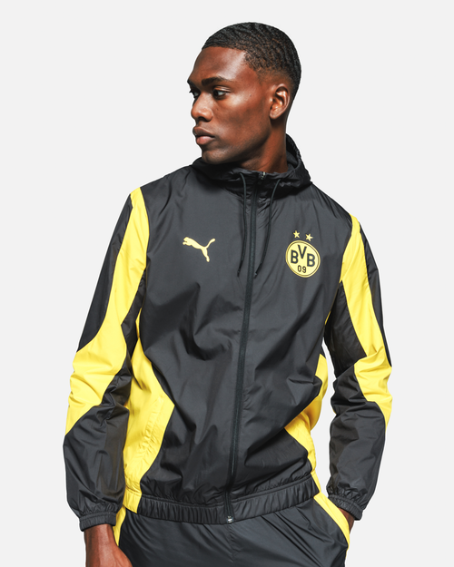 Veste de survêtement Dortmund - Noir/Jaune - Footkorner