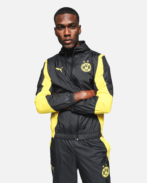 Veste de survêtement Dortmund - Noir/Jaune - Footkorner